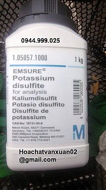 Potassium disulfite , Potassium metabisulfite  , K2S2O5 , Merck